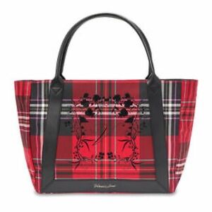Victoria's Secret Red and Black Plaid Tote